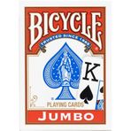 Bicycle Rider Back International Jumbo Endeks Oyun Kartları Poker Boyu, 1 Deste, Kırmızı veya Mavi