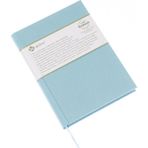 BİDEFTER Çizgili Defter - %100 El Yapımı, El Dikişi (İplik Dikiş) Özel Tasarım – 1 Sınıf Viskon Kumaş ile ciltlenmiştir. “Benzersiz Ürün” A/5 Mavi - 14 x 20 cm - Açık Mavi