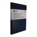 BİDEFTER Çizgisiz Defter - %100 El Yapımı, El Dikişi (İplik Dikiş) Özel Tasarım – Termo Deri Ciltli, “Benzersiz Ürün” A/5 Siyah - 14 x 20 cm