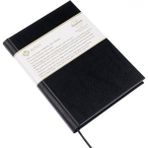 BİDEFTER Eskiz Defteri - %100 El Yapımı, El Dikişi (Iplik Dikiş) Termo Deri Ciltleme, Çizgisiz Ciltli Defter A/5 Siyah