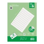 BİDEFTER Gitar Nota Kağıdı (tab Anahtarlı)