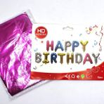 Bidoluhobi Folyo Balon Happy Birthday Karışık Renk
