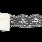 Bidoluhobi Güpür Dantel 8-9 Metre - Beyaz - 5 cm