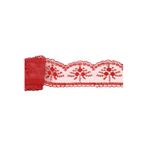 bidoluhobi Güpür Dantel 8-9 Metre Kırmızı