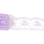 Bidoluhobi Güpür Dantel 8-9 Metre - Lila - 5 cm