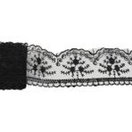 Bidoluhobi Güpür Dantel 8-9 Metre - Siyah - 5 cm