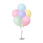 BİDOLUMUTLULUK 7'li Balon Stand Demeti Makaron Karışık Balon