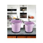biedda 2 Li Set Temizlik Kovası Su Kovası Banyo Kovası Mutfak Kovası Kapaksız (14lt-10lt)