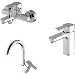 Bien Goya 3'lü Set (Banyo, Eviye, Lavabo Bataryası)
