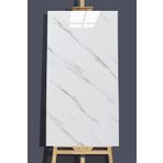 Bien Home 30x60 Cm Beyaz Siyah Mermer Desenli Kendinden Yapışkanlı Seramik Köpük Banyo PVC Duvar Paneli-6013