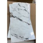 Bien Home 30x60 Cm Sedef Mermer Desenli Kendinden Yapışkanlı Seramik Köpük Banyo WC Kaplama PVC Duvar Paneli