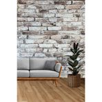 Bien Home 70x77 Cm Beyaz 0,54m² 3d Kendinden Yapışkanlı Tuğla Duvar Kağıdı Kaplama Panel Köpük-fc83