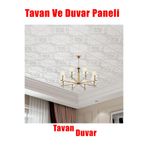 Bien Home Beyaz 3d Kendinden Yapışkanlı Duvar Köpük Tavan Paneli, Tavan Kaplama Köpüğü 70x70cm 0,50m²