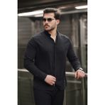 Bien Pamuk Keten Erkek Gömlek - Siyah