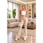 BİENAL BUTİK Kadın Likralı Lacivert İspanyol Jeans Pantolon ( Kalın Kumaş İç Göstermez)