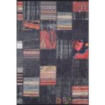 Bierun Siyah Patchwork Makinada Yıkanabilir Kaymaz Taban Dijital Makine Baskı Salon Halı-I-Haln-HLN1956-300x400
