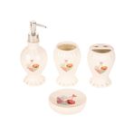 Biev Patchwork 4 Parça Banyo Seti