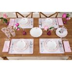 Biev Pretty Rose 25 Parça 6 Kişilik Yemek Takımı