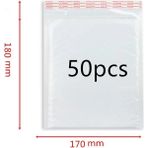 Bifeng Shop 17X18CM 50PCS Tarzı 50 Adet Farklı Özellikler Beyaz Çanta Köpük Zarf Köpük Folyo Ofis Ambalaj Zarfı Neme Dayanıklı Titreşim Torbası (Yurt Dışından) - Renkli - Posta çuvalı