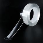 Bifeng Shop 1MMX3CMX1M Stili Şeffaf Çift Taraflı Nano Bant Yeniden Kullanım Ev Bantları Yapıştırıcılar Porselen Ahşap Metal Plastik Süper Yapıştırıcı (Yurt Dışından) - Renkli