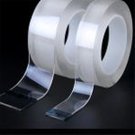 Bifeng Shop 30MMX5M Stili Su Geçirmez, Şeffaf Çift Taraflı Nano Bant Yeniden Kullanım Ev Bantları Yapıştırıcılar Porselen Ahşap Metal Plastik Süper Yapıştırıcı (Yurt Dışından) - Renkli