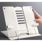 Bifeng Shop Beyaz Yükseltme Stili 2023 Ayarlanabilir Taşınabilir Metal Ayarlanabilir Okuma Kitabı Tutucu Destek Belge Raf Kitaplık Tablet Muore Tarif Standı (Yurt Dışından) - Renkli - Masa aksesuarları ve düzenleyiciler - 1
