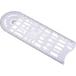 Bifeng Shop Çizim Şablonları Ölçme Geometrik Cetveller Taslak Cetveller Kaza Çizim Şablonu (Yurt Dışından) - Renkli