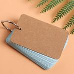 Bifeng Shop G Tarzı Kraft Kağıt Bloknot Sevimli Kawaii Şeker Renk Boş Taşınabilir Not Defterleri Kelimeler Kartları Çocuklar Hediye Kırtasiye Okul Malzemeleri (Yurt Dışından) - White - Defterler ve yazı defterleri - 1