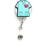 Bifeng Shop Gül Kırmızı Stili Sevimli Tıbbi Malzemeler Stil Hemşire ve Doktor Için Geri Çekilebilir Rozet Makarası Kart Sahibinin Ofis ve Hastane Malzemeleri Erkek ve Kız Isim Kartı (Yurt Dışından) - Renkli - Rozet rafları ve aksesuarları - 1