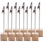Bifeng Shop Gümüş Tarzı Ahşap Metal Fotoğraf Timsah Klip Not Clture Tutucu Masa Standı Mesaj Klasörü Kağıt Klasör Klip Öğrenci Kırtasiye (Yurt Dışından) - Renkli - fatura klibi - 1