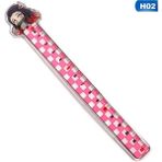 Bifeng Shop H02 Tarzı Japonya Anime Iblis Avcısı Kimetsu Hiçbir Yaiba Hashibira Inosuke Agatsuma Zenitsu Şekil Cetvel (Yurt Dışından) - Renkli