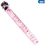 Bifeng Shop H06 Tarzı Anime Demon Slayer Kimetsu No Yaiba Tsuyuri Kanawo Hashibira Inosuke Agatsuma Zenitsu Akrilik Şekil Cetvel Ölçme Kırtasiye (Yurt Dışından) - Renkli