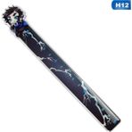 Bifeng Shop H12 Tarzı Anime Demon Slayer Kimetsu No Yaiba Tsuyuri Kanawo Hashibira Inosuke Agatsuma Zenitsu Akrilik Şekil Cetvel Ölçme Kırtasiye (Yurt Dışından) - Renkli