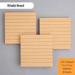 Bifeng Shop Haki Çizgili Stil Yapışkan Kırtasiye Not Defteri Ofis Kitap Ayracı Yapışkan Notlar Yayınlandı Haki Beyaz Kawaii Tasarım Çıkartma Defter Not Defteri (Yurt Dışından) - Renkli - Defterler ve yazı defterleri - 1