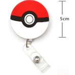 Bifeng Shop Koyu Gri Tarzı Pokemon Git Pikachu Poke Topu Hemşire ve Doktor Için Geri Çekilebilir Rozet Makarası Kart Sahibinin Ofis ve Hastane Malzemeleri Erkek ve Kız Adı ​​kartı (Yurt Dışından) - Renkli