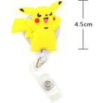 Bifeng Shop Mor Tarzı Pokemon Git Pikachu Poke Topu Hemşire ve Doktor Için Geri Çekilebilir Rozet Makarası Kart Sahibinin Ofis ve Hastane Malzemeleri Erkek ve Kız Adı ​​kartı (Yurt Dışından) - Renkli