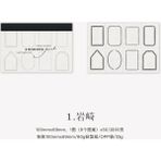 Bifeng Shop No.1 Stili Vintage Sınır Dekoratif Yapışkanlı Çerçeve Etiket Yazılabilir Kağıt Kitap Çerçevesi Not Defteri Malzeme Kağıt Scrapbooking Etiket Kırtasiye (Yurt Dışından) - Renkli - Defterler ve yazı defterleri
