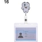 Bifeng Shop No.16 Tarzı Geri Çekilebilir Makaralı Karikatür Hemşire Doktor Yaka Kartı Tutacağı, Geri Çekilebilir Metal Klipsli Iş Çalışma Kartıisim Etiketleri Rozet Sahipleri (Yurt Dışından) - Renkli