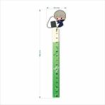 Bifeng Shop No.6 Stili Anime Jujutsu Kaisen Sevimli Öğrenci Çizim Cetvel Düz Cetvel Okul Kaynağı Çocuklar Kırtasiye Hediye Itadori Yuuji (Yurt Dışından) - Renkli