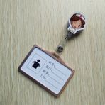 Bifeng Shop No.6 Tarzı Tıbbi Işçiler Hemşire Doktor Çalışma Kartı Kapağı Hastane Malzemeleri Için Geri Çekilebilir Rozet Makarası ile Sevimli Karikatür Rozet Tutucu (Yurt Dışından) - Renkli