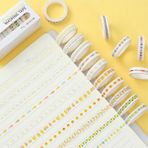 Bifeng Shop No.7 Tarzı Et Baskı Washi Bant 8mm Li Kırtasiye Diy Scrapbooking Fotoğraf Albümü Okul Araçları Karalama Defteri Kağıt Çıkartmalar Hediye (Yurt Dışından) - Renkli
