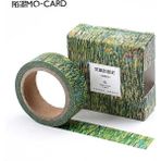 Bifeng Shop No.8 Stili 15 mm * 7 M Li Washi Bantlar Dıy Van Gogh Boyama Kağıdı Maskeleme Bandı Dekoratif Yapışkan Bantlar Scrapbooking Çıkartmalar (Yurt Dışından)