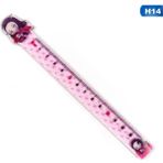 Bifeng Shop OSS15020H14 Stili Anime Iblis Avcısı Kimetsu Hiçbir Yaiba Kamado Tanjirou Cosplay Cetvel Ölçüm Ölçeği Öğrenciler Karikatür Ölçü Cetveli Hediye (Yurt Dışından) - Renkli