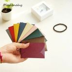 Bifeng Shop Rastgele ve Karışık Stil Lot Romantik Renkli Küçük Renkli Inci Boş Mini Kağıt Zarflar Düğün Davetiyesi Zarf Yaldızlı Zarf Dıy El Sanatları (Yurt Dışından) - Posta çuvalı - 1