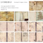 Bifeng Shop Scz-Hybjb-01 Tarzı 30 Sayfa Retro Nostaljik Ingilizce Not Defteri Yaratıcı Dıy Dergisi Malzeme Scrapbooking Dekorasyon Malzemesi Notlar Kağıt Kırtasiye (Yurt Dışından) - Renkli - Defterler ve yazı defterleri
