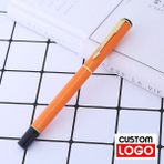 Bifeng Shop Turuncu Tarzı Siyah Metal Tükenmez Kalem Jel Kalem Su Bazlı Kalem Reklam Imza Kalem Özel Logo Yazı Kazınmış Adı Kırtasiye (Yurt Dışından) - Renkli - Defterler ve yazı defterleri - 1