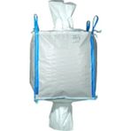 Big Bag 100 x 100 x 180 Alt-Üst Boşaltma Taşıma Dayanıklı Bacalı Çuval - Şeffaf - Standart