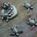 BIG BLUE Magnet Kurşun DENİZ KAPLUMBAĞASI figür