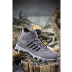 Big King Füme Çizgili Kauçuk Unisex Trekking Bot