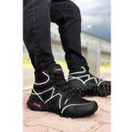 Big King Siyah Beyaz Outdoor Trekking Erkek Bot
